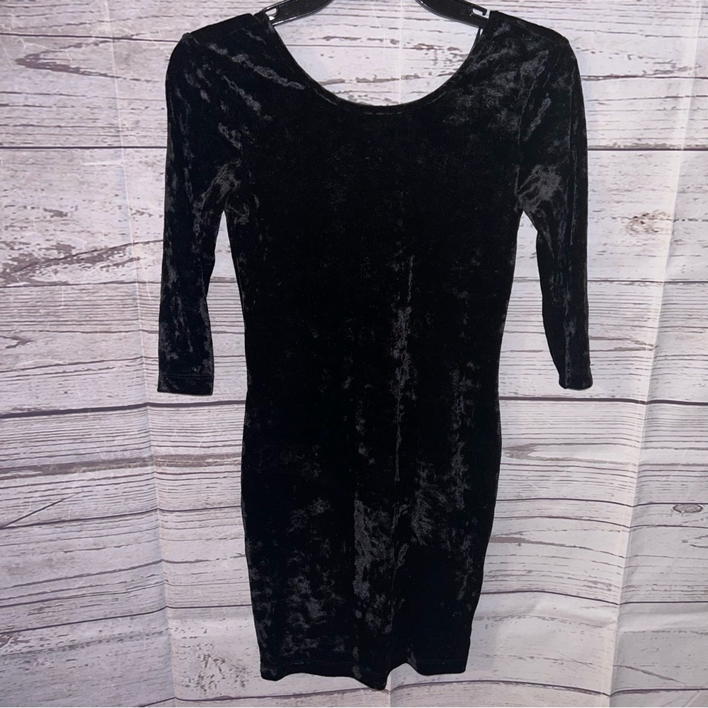 Black Velvet Dress